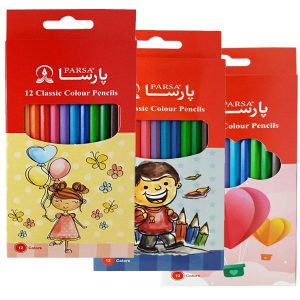 مدادرنگی ۱۲ رنگ پارسا