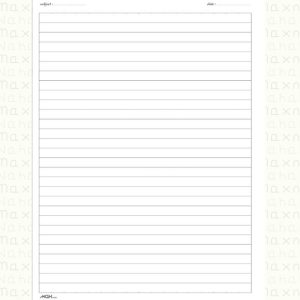 کاغذ A4 خط دار