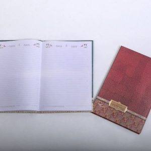 سالنامه دو روزه وزیری سلفونی دو رنگ