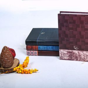 سررسید یک هشتم نیم وزیری سلفونی دو رنگ