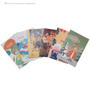 دفتر 40 برگ کارتی خطی